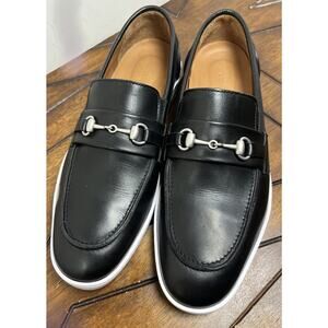 Allen Edmonds Men’s Randolf Black White Horsebit Leather Dress Shoes 9.5E